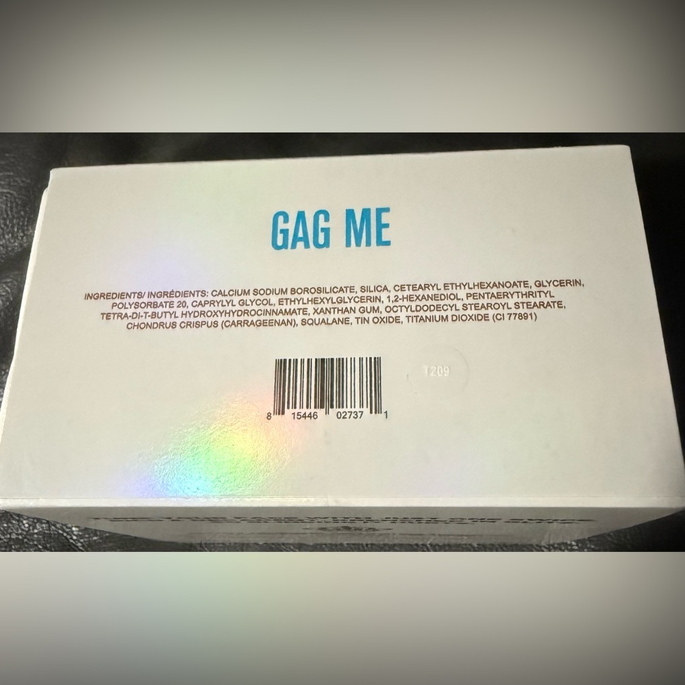 Gag Me Jeffree Star Extreme Frost Highlighter Pearl Blue Reflects. RARE! NIB!! - Picture 12 of 16